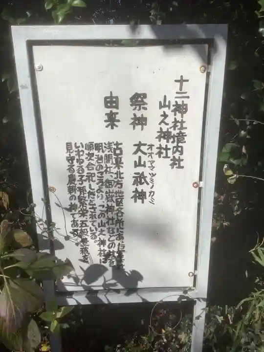 十二神社の歴史