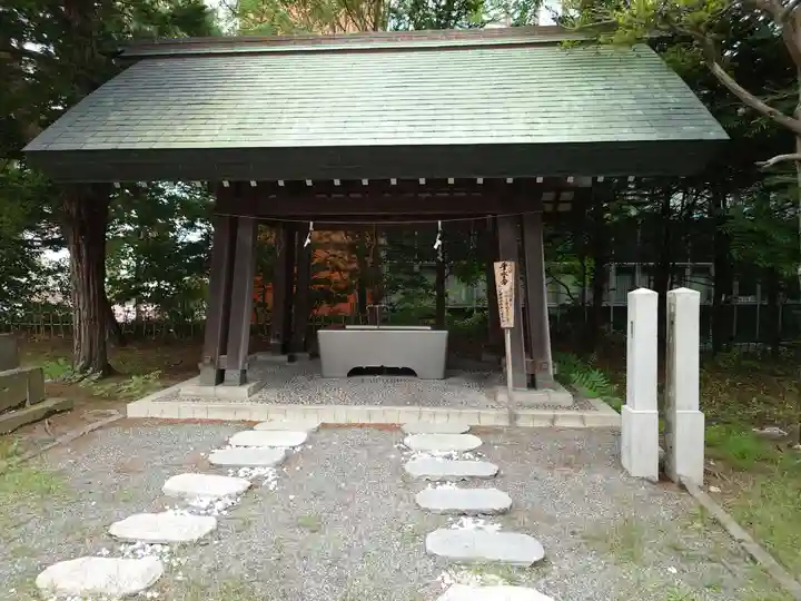 江別神社の手水舎