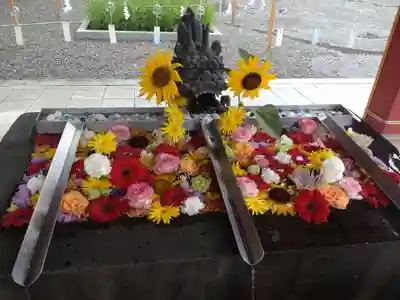 美濃國一宮　南宮大社の手水舎