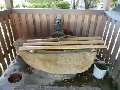 徳司神社の手水舎