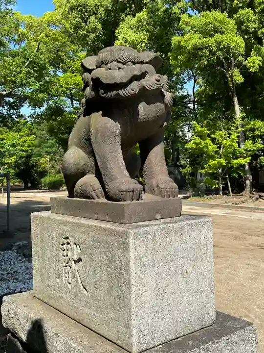 飯香岡八幡宮の狛犬