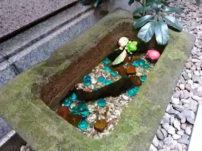 築土神社の手水舎