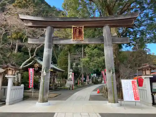 高麗神社の鳥居