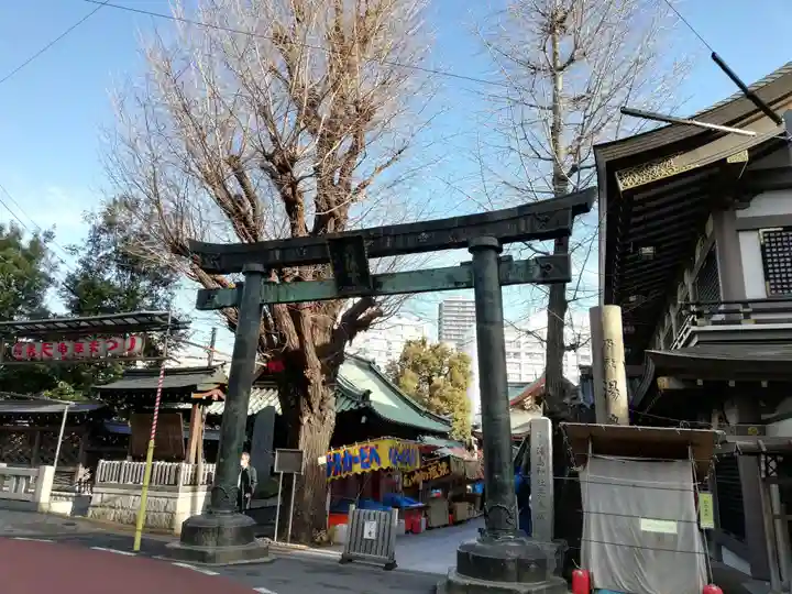 湯島天満宮の鳥居