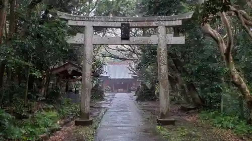 渡海神社の鳥居