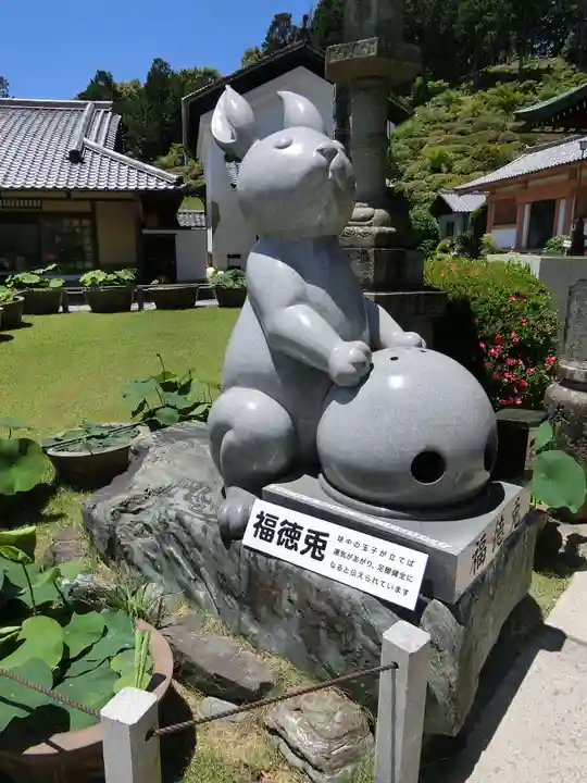 三室戸寺の狛犬