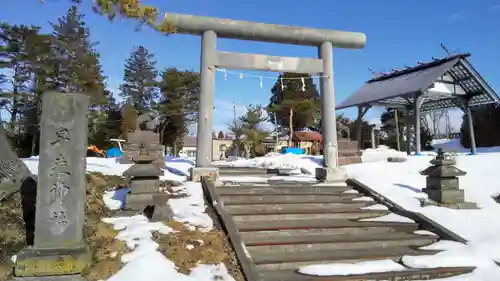 早来神社の鳥居