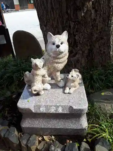 川越八幡宮の狛犬