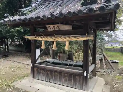 神野神社　正八幡宮の手水