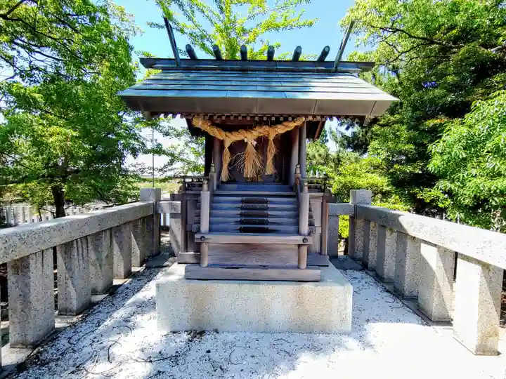 鍋田神明社の本殿・本堂