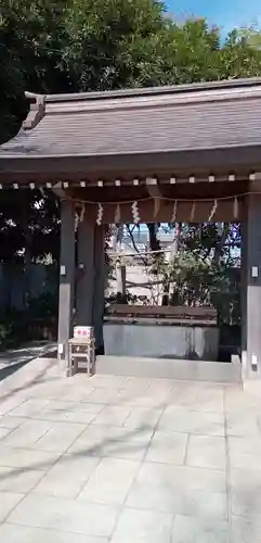 検見川神社の手水舎