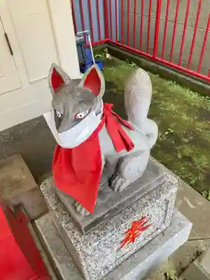 堰神社の狛犬