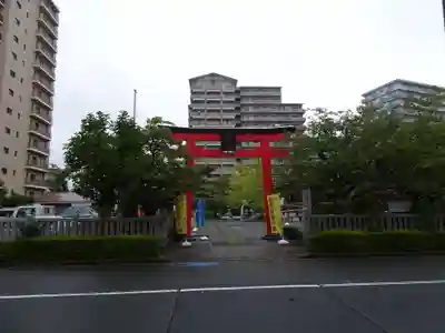 亀戸浅間神社の鳥居