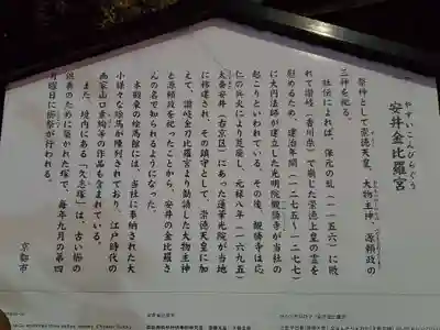 安井金比羅宮の歴史