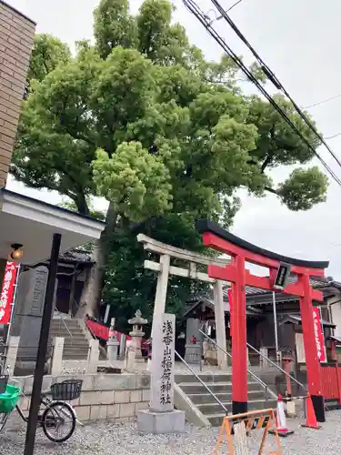 浅香山稲荷神社の鳥居