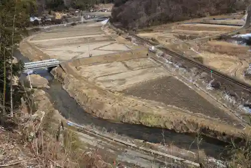 季田神社の景色