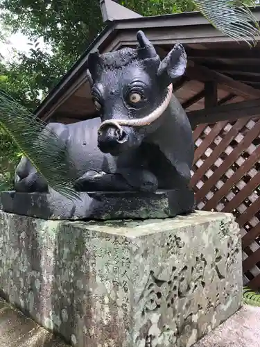 米ノ津天満宮の狛犬