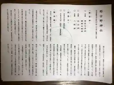 那古野神社の歴史