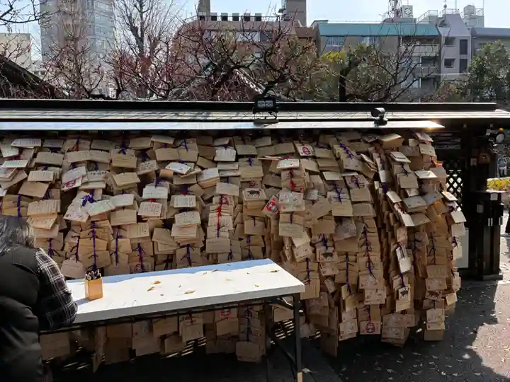 湯島天満宮の絵馬