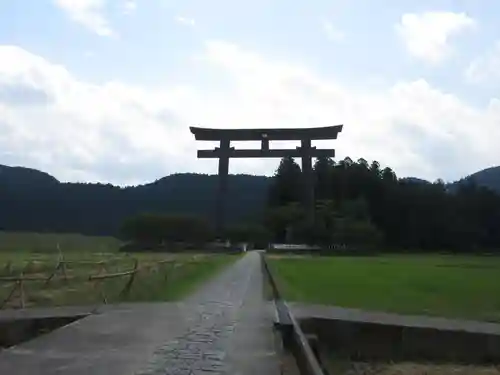 大斎原（熊野本宮大社旧社地）の景色