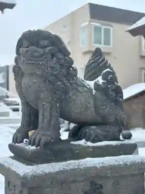 札幌諏訪神社の狛犬