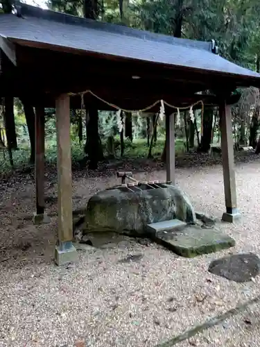 咸古神社の手水