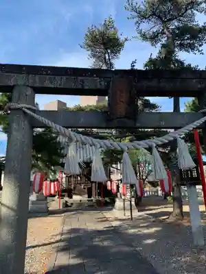 前橋神明宮の鳥居