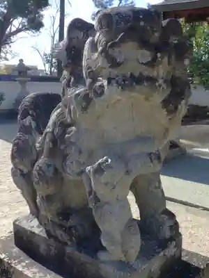 與杼神社の狛犬