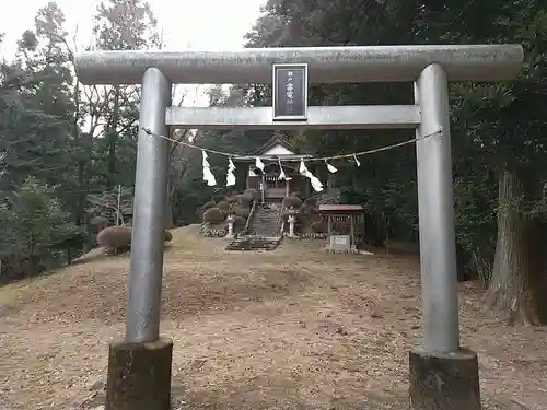 雷電神社の鳥居