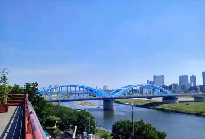 多摩川浅間神社の周辺
