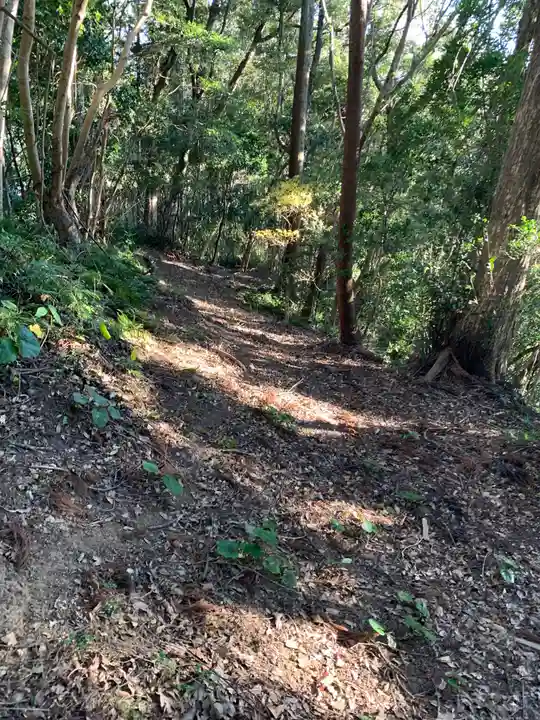 莫越山神社奥宮の周辺