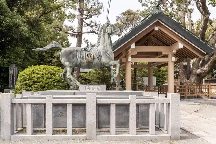 和泉國一之宮 大鳥大社の狛犬