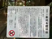 氷川女體神社の歴史