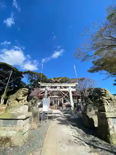 佐波波地祇神社の鳥居