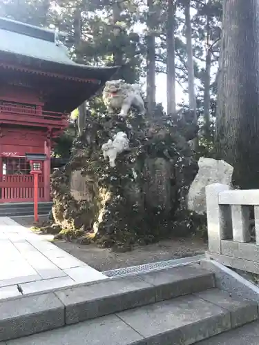 富士山東口本宮 冨士浅間神社の狛犬