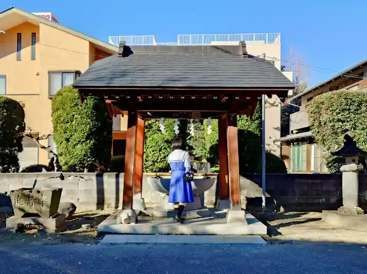 石和八幡宮(官知物部神社)の手水舎