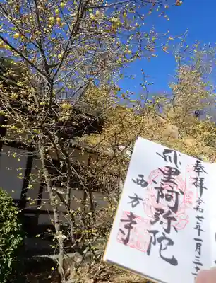 横浜　西方寺の御朱印