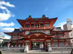 射楯兵主神社の山門