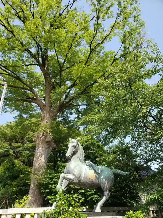熊野神社の狛犬