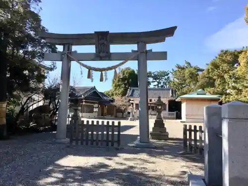 二本木八幡社の鳥居