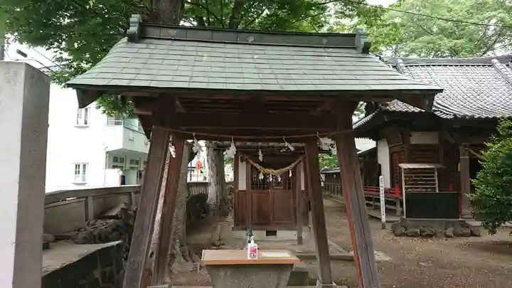 新町諏訪神社の手水舎