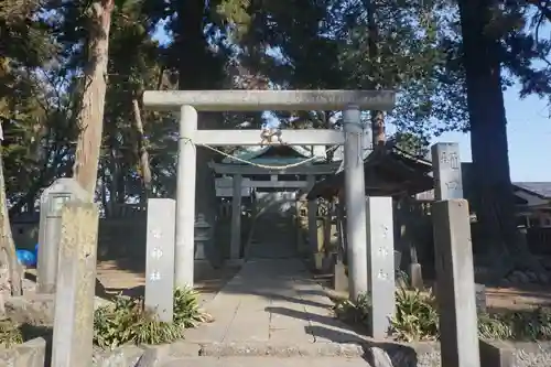 樋口雷神社の鳥居