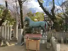 石切劔箭神社の像