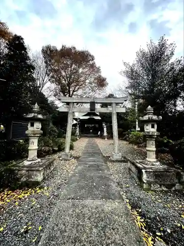 立川熊野神社の鳥居