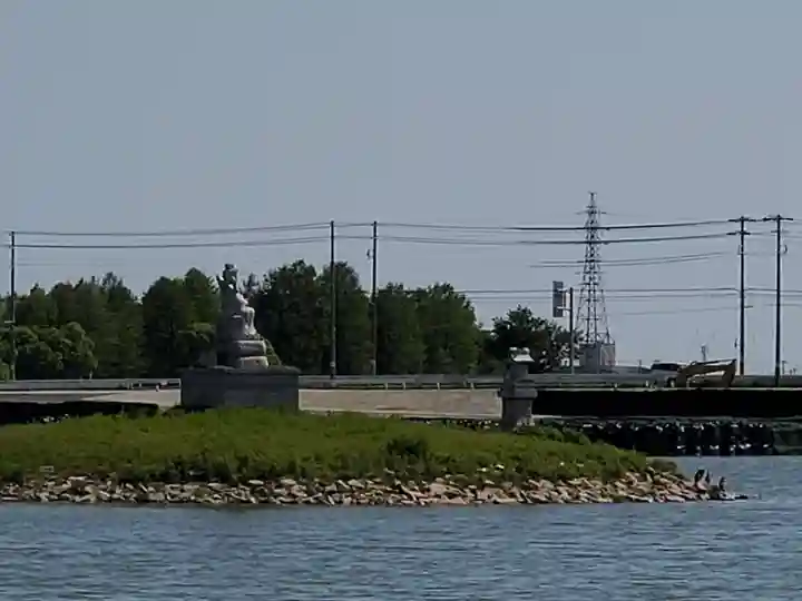 岡西保食神社の周辺