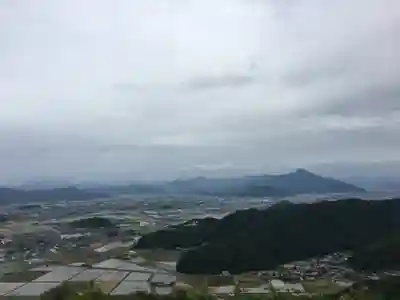 御床岳社の景色