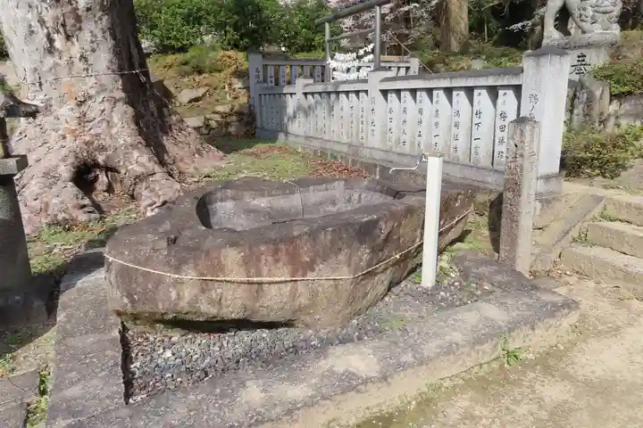 切幡神社の手水舎