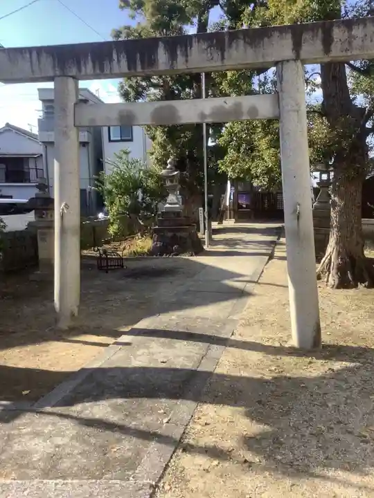 八幡社(神之内八幡社)の鳥居