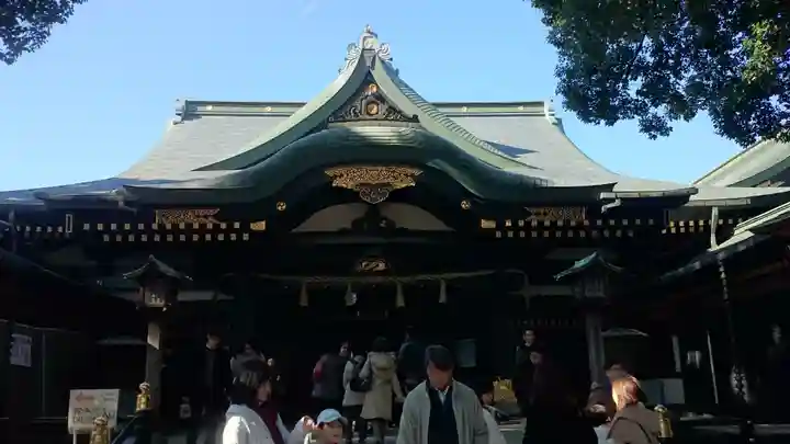 穴八幡宮の本殿・本堂