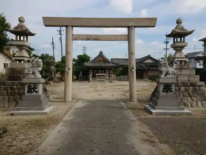 神明社(善進町)の鳥居
